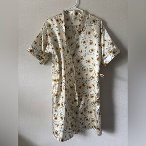 Vintage | Love me, love me not | Women’s satin short robe | Women’s small
